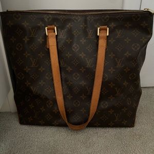 Louis Vuitton Cabas Mezzo Shoulder Bag